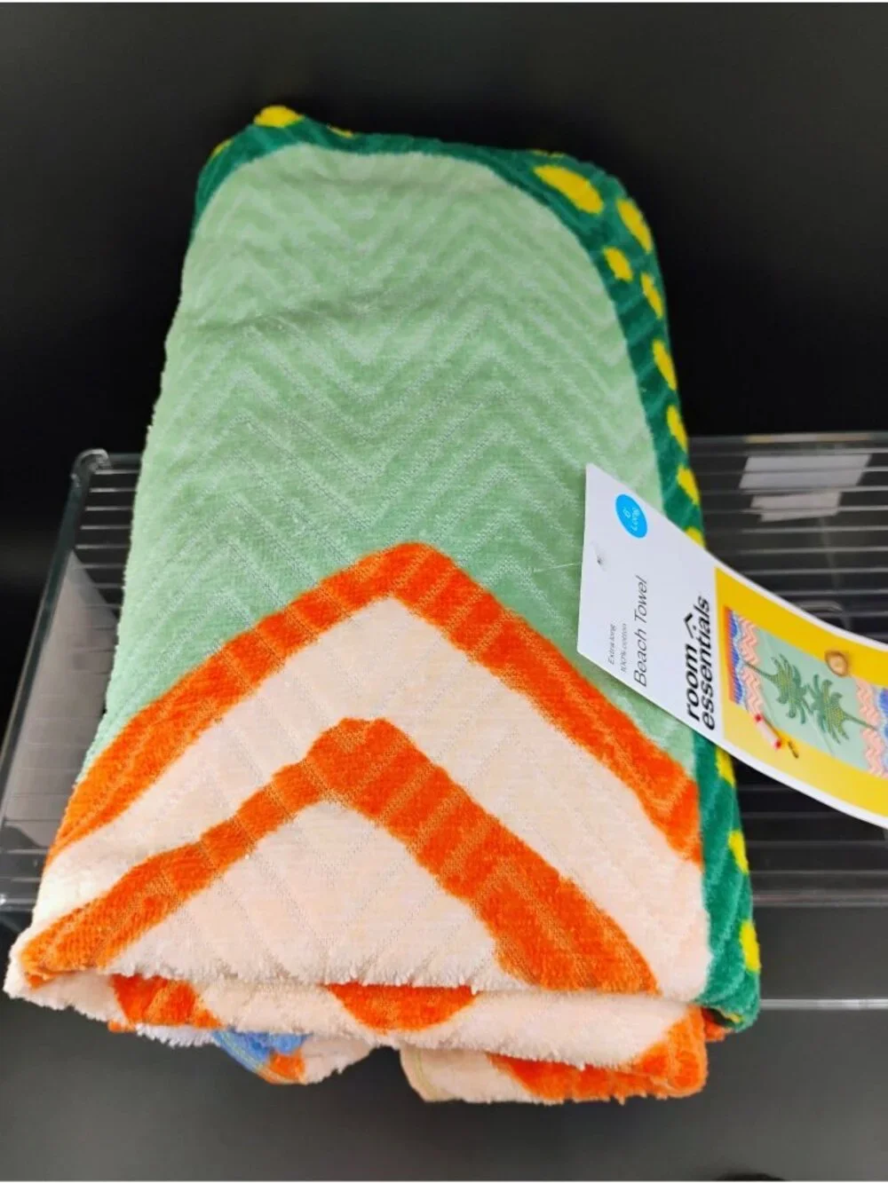 Room Essentials Extra Long 6 Beach Towel 100% Cotton 36